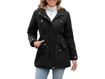 Vancavoo Abrigo Parka para Mujer Invierno Impermeable