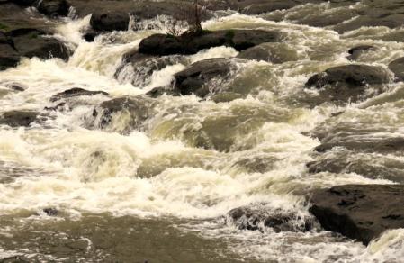 Crecida del Ter en Manlleu.
