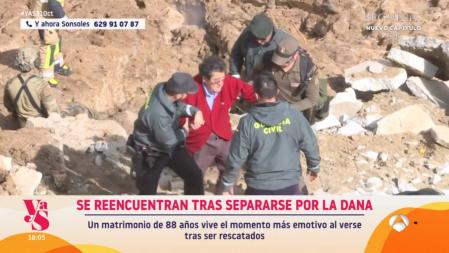 Un matrimonio de 88 años se salva de los estragos de la DANA con cinco minutos de diferencia