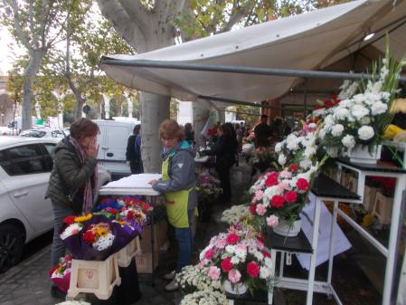 Día de Difuntos en el cementerio de la Almudena.