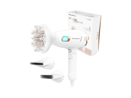 Secador pelo y masajeador de 2200 W con 6 ajustes temperatura/velocidad