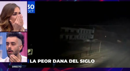 Los concursantes de 'Gran Hermano' reaccionan a las imágenes de la DANA