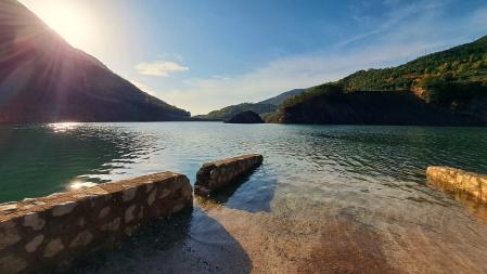 La Baells tras las últimas lluvias de noviembre.