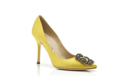 El modelo 'Hangisi' de Manolo Blahnik que lleva la reina danesa