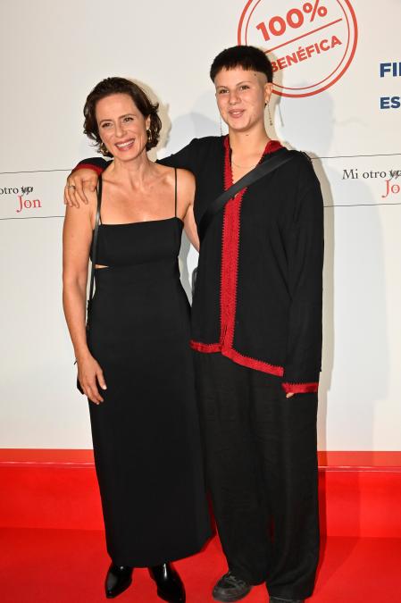 Aitana Sánchez- Gijón con su hija, Bruna Luccadamo