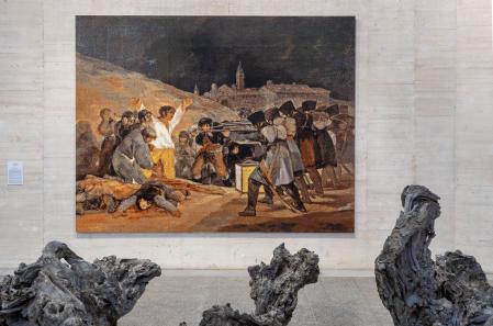 Reproducción de 'Los fusilamientos del 13 de mayo', de Goya