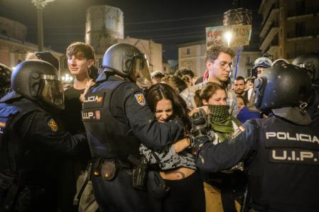 Altercados durante la manifestación