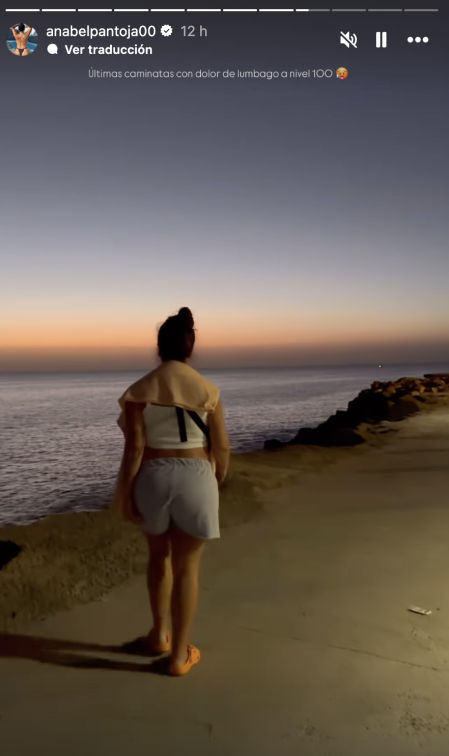 Anabel Pantoja está teniendo varios dolores