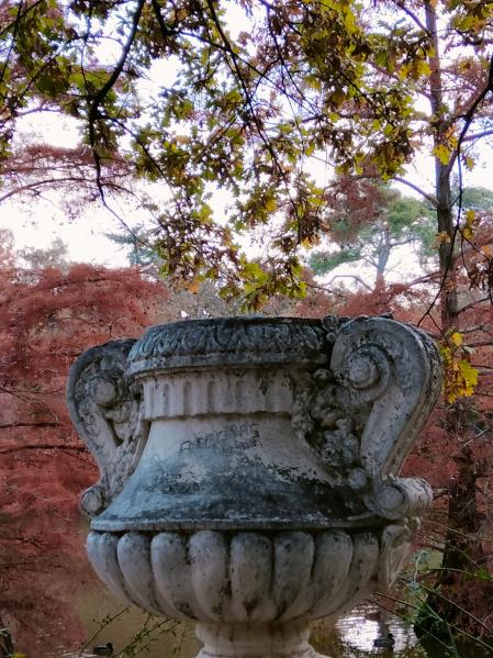 Otoño en el parque de El Retiro.