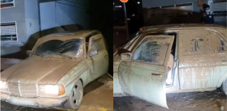 El coche estaba en el interior de uno de los garajes que se inundó en Valencia como consecuencia de la DANA