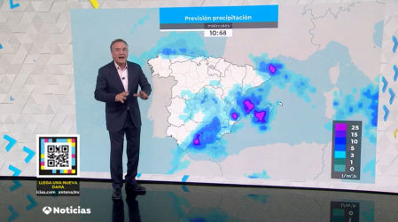 Roberto Brasero advierte de la llegada de una nueva DANA (Depresión Aislada en Niveles Altos) que marcará el tiempo del resto de la semana.