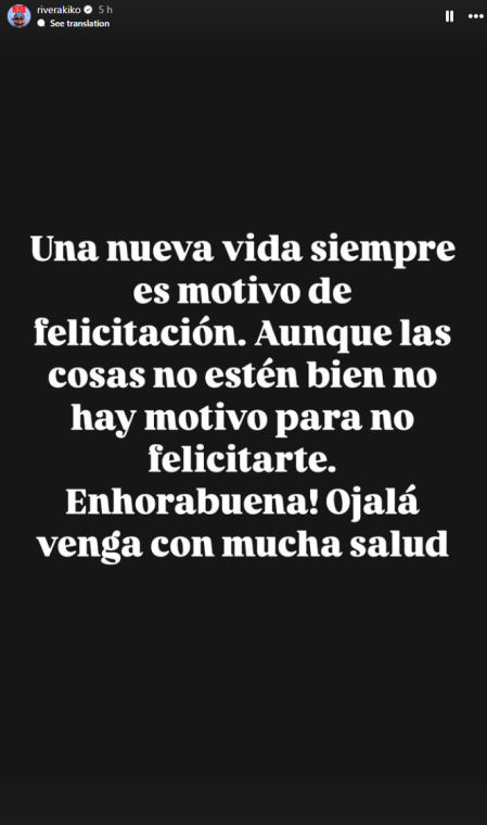 Kiko Rivera reacciona al embarazo de su hermana Isa.