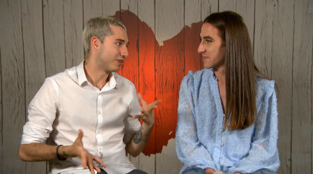 Joel y Riki en 'First Dates'