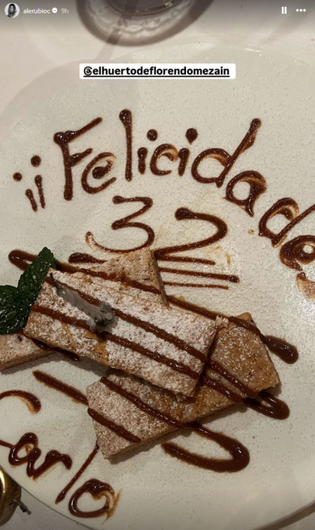 Alejandra Rubio celebra el cumpleaños de su novio, Carlo Costanzia.