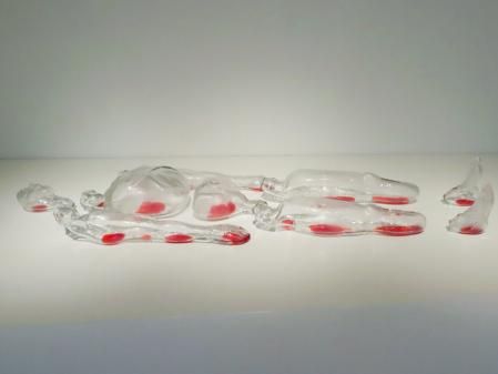 La obra 'L'home de vidre', de Jaume Plensa.