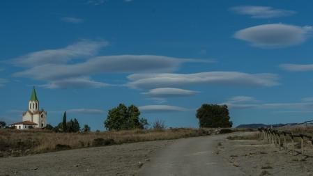 Nubes de viento en Manlleu.