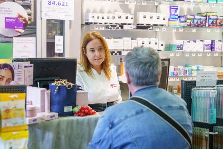 Fotografía en la Farmacia Andraka de Barakaldo para un reportaje