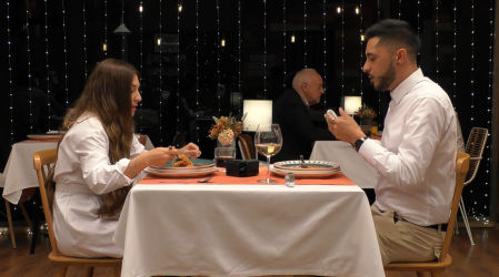 Álvaro y Ana en 'First Dates'