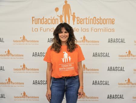 Fabiola Martinez en un acto de la Fundación Bertín Osborne.
