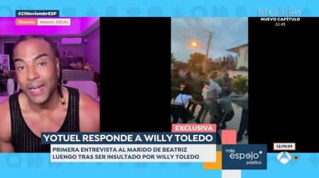 Yotuel Romero responde a Willy Toledo en 'Espejo Público'.