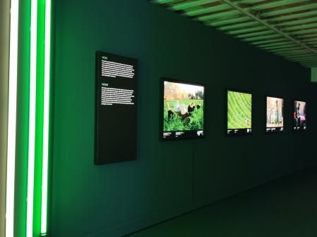 Exposición 'Colores del mundo' en CaixaForum de Girona.