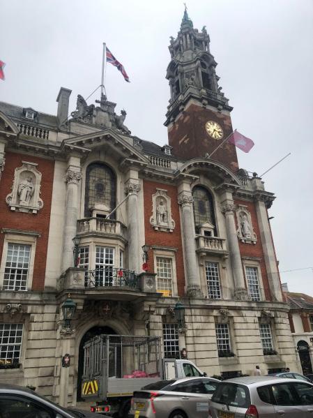 Ayuntamiento de Colchester (condado de Essex).