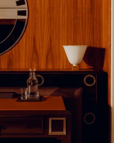 Detalles del interior del Orient Express Corinthian