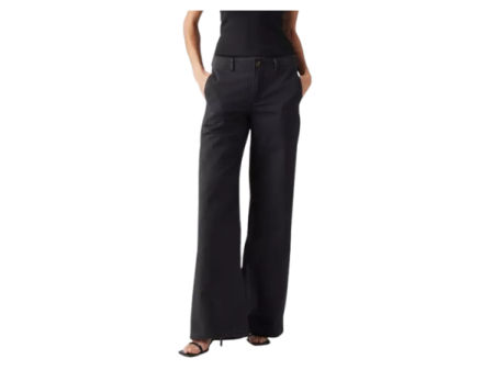 Pantalones chinos de mujer negros