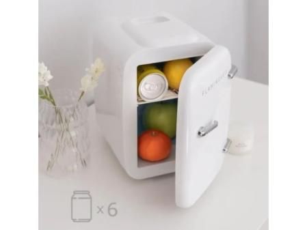 Flamingueo Mini Nevera con Función Frío y Calor 4L 12V Blanca