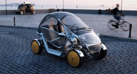 El vehículo eléctrico impreso en 3D que imita las formas presentes en la naturaleza.