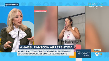 Carmen Lomana critica sin piedad a Anabel Pantoja tras el nacimiento de su hija: ''No entiendo como hace esas posiciones tan vulgares''