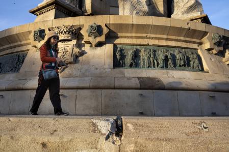 Monumento a Colón por restaurar