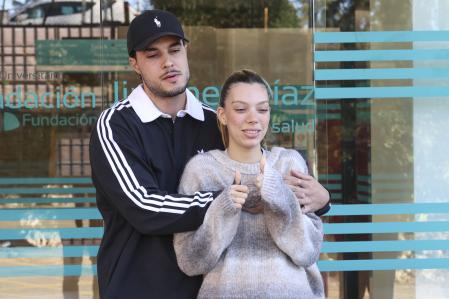 Alejandra Rubio and Carlo Costanzia  in Madrid. December 7 2024