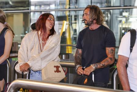 Laura Matamoros and Antonio Revilla in Madrid. August 4 2024