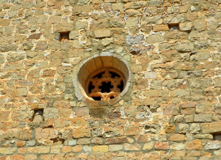 El ojo de buey de la iglesia.