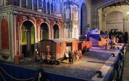 El pesebre marinero de Barcelona.