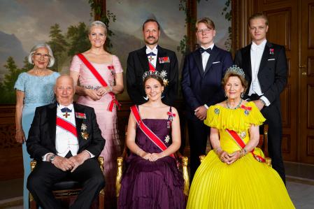 La familia real noruega.&nbsp;