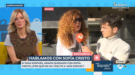 Sofía Cristo aclara el motivo de su ausencia en 'Espejo Público' y su supuesto fichaje por Telecinco: ''Me hubiera gustado que me llamarais''