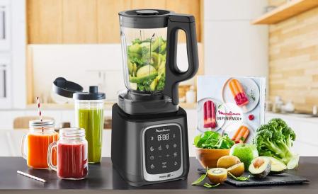 Puede usarse o la jarra grande o el vaso portable