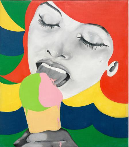 'Ice cream, 1964', obra de la artista belga Evelyne Axel