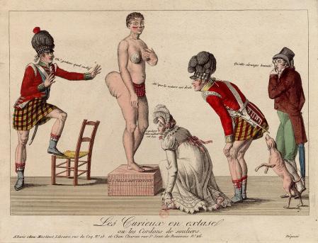 'La Belle Hottentote', ilustración que representa a Sarah Baartman