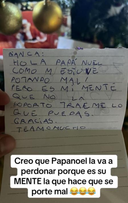 La carta entera