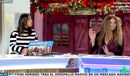 Patricia Benítez y Angie Cárdenas en 'Aruser@s'