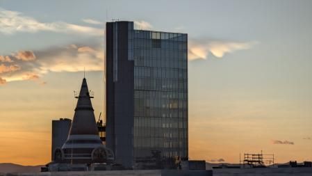 Atardecer de invierno en Barcelona.