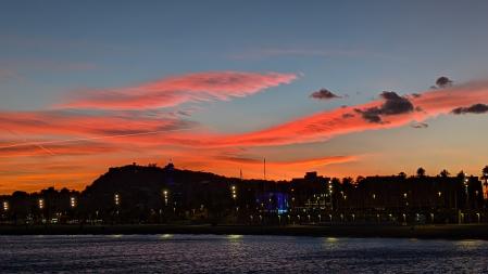 Atardecer en Barcelona