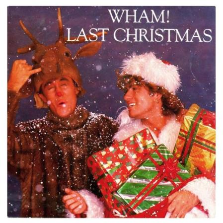 Andrew Ridgeley y George Michael, el dúo Wham en una imagen del tema 'Last Christmas'