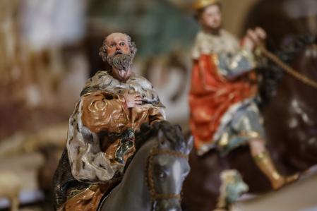 Figuras de arcilla del Belén Napolitano creado por el escultor barroco Francisco Salzillo entre 1776 y 1783 para un noble murciano, y completado por su discípulo Roque López&nbsp;