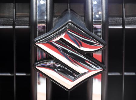 FILED - 06 March 2019, Sweden, Geneva: A Suzuki logo placed on a vehicle during the 89th Geneva Motor Show. Photo: Uli Deck/dpa