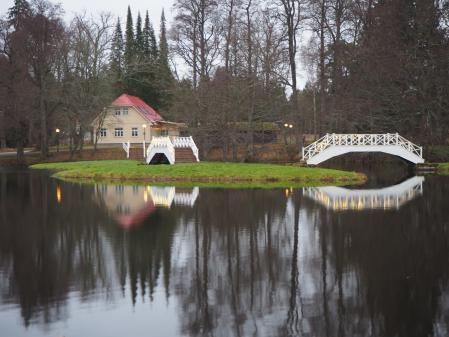 El Vihula Manor Country, en el parque Lahemaa, se encuentra rodeado de naturaleza