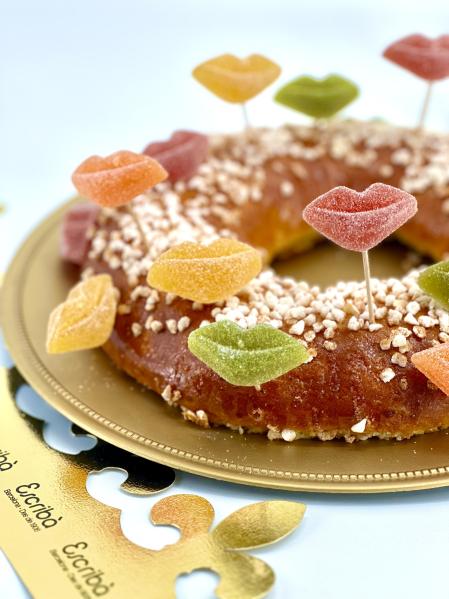 El roscón de Reyes con labios de pasta de fruta natural de Christian Escribà